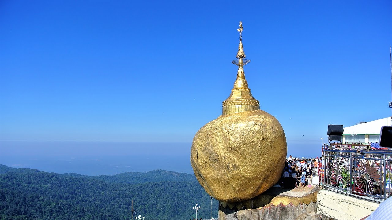 The miracle of Myanmar, Kyaik Htee Yoe Pagoda, Mon State in 4K ကျိုက်ထီးရိုးဘုရား မွန်ပြည်နယ်