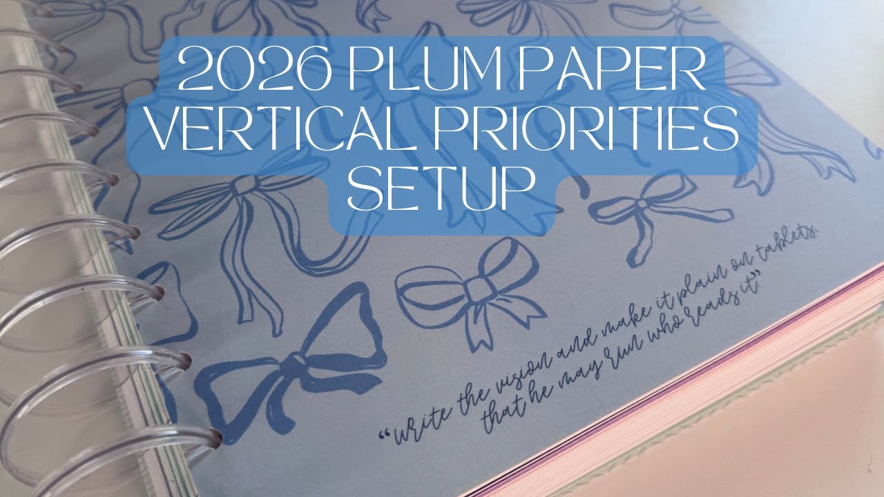 Настройка планировщика на 2026 год и чат | Вертикальные приоритеты Plum Paper: обзор