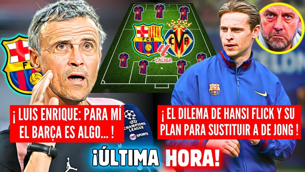 🚨BOMBAZO HANSI FLICK DEJÁ TODO SHOCK 😱 LUIS ENRIQUE LANZA AVISO PSG BARÇA 🔥 FICHAJE POR 70 MILLONES