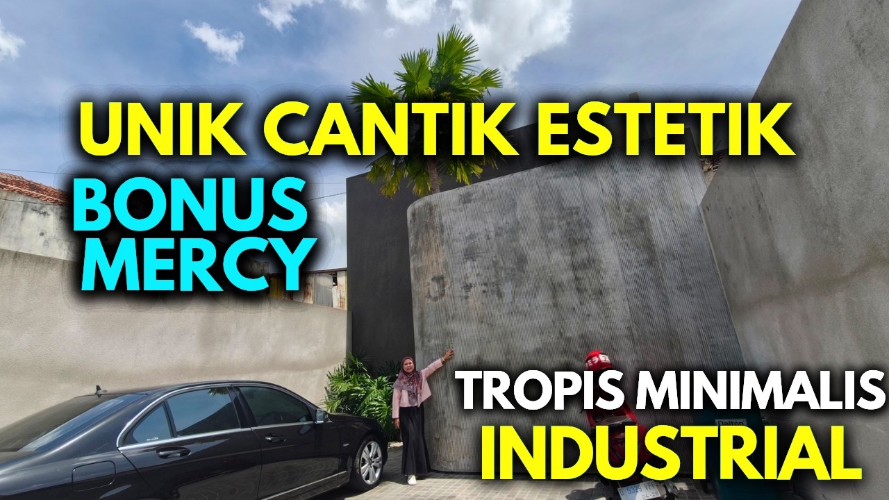Rumah Unik Estetik Industrial Tropis di Arcamanik Bandung | Tanah Luas | Harga 1,8 M