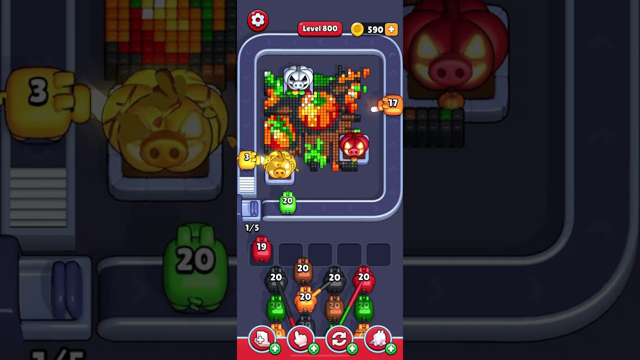 Pixel flow level 900
