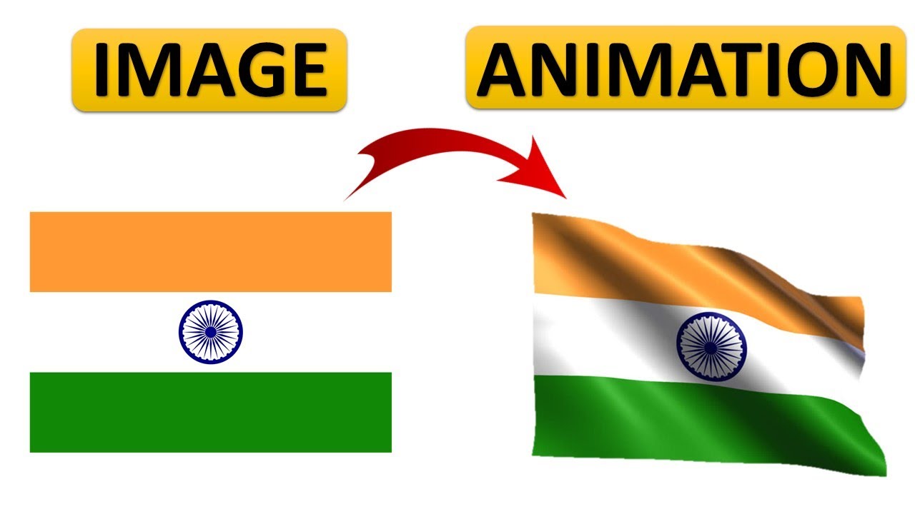 Image to Animated Flag of your Country | #IndependenceDay