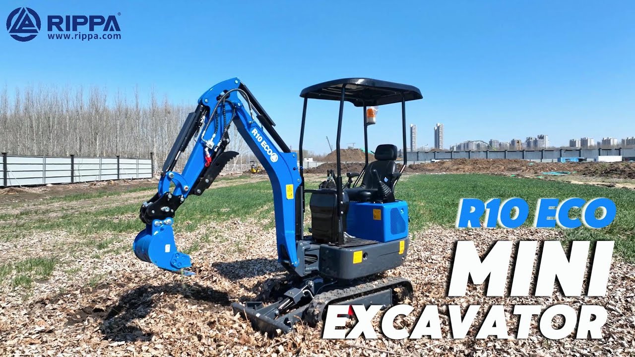Rippa R10 Mini Excavator | 10 Accessories in Action | Compact, Powerful, & Affordable!#rippa#mini