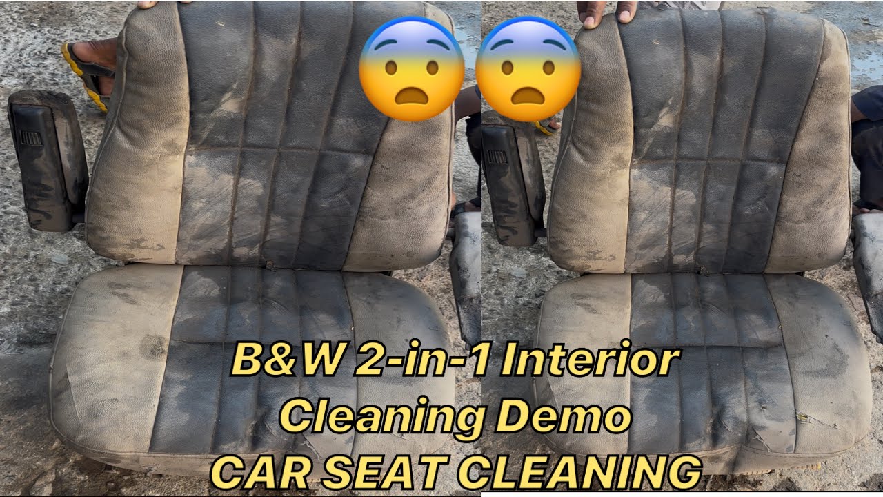 Car Seat Itna Ganda Kyun Hota Hai? 😳 | Full Interior Cleaning Demo | B&W 2-in-1 Cleaner