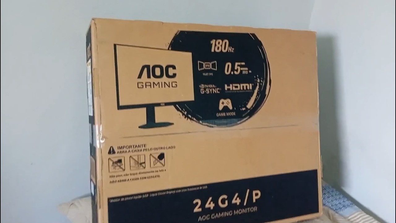 Melhor Monitor BOM e BARATO - AOC 180hz IPS 24G4/P
