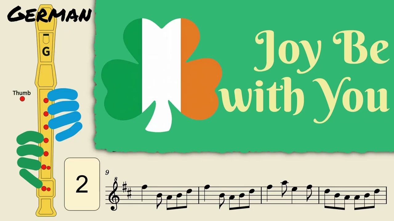 Joy Be with You | German Soprano Recorder Tutorial by Notes to Play