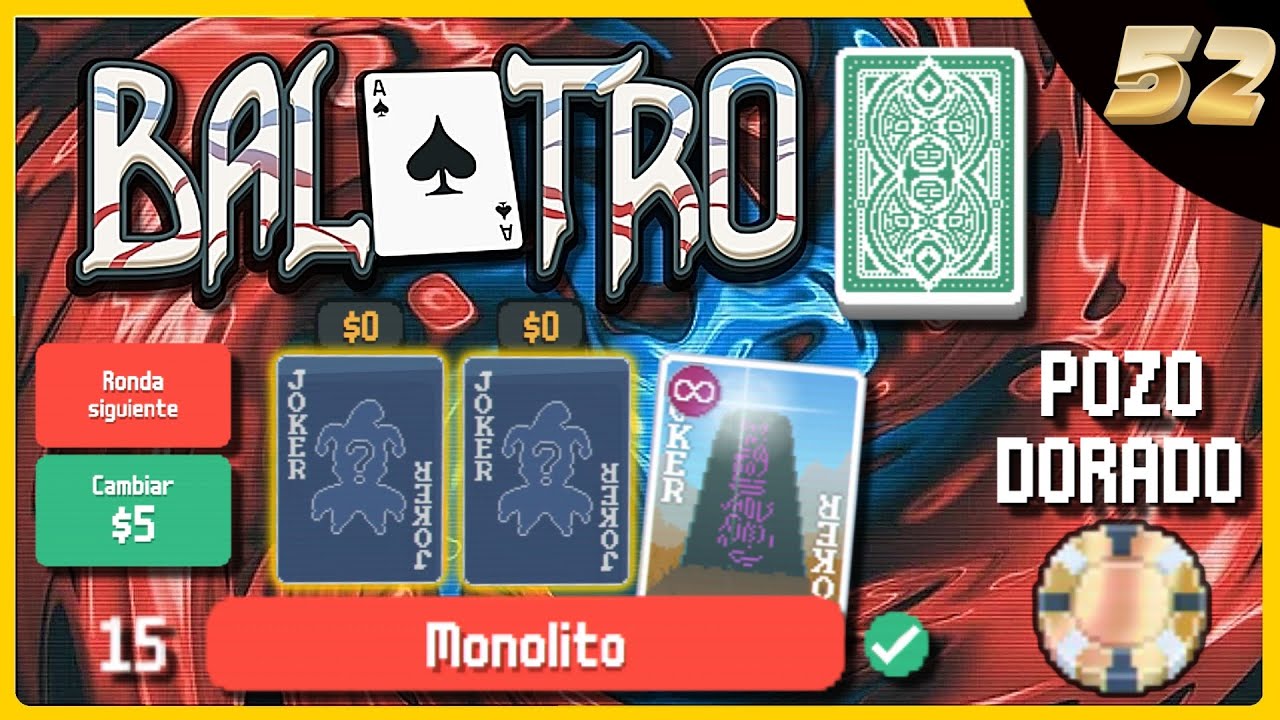 ¡INICIO DE ENSUEÑO EN POZO DORADO! DESAFÍO MONOLITO || BALATRO DEL 0 AL 100%