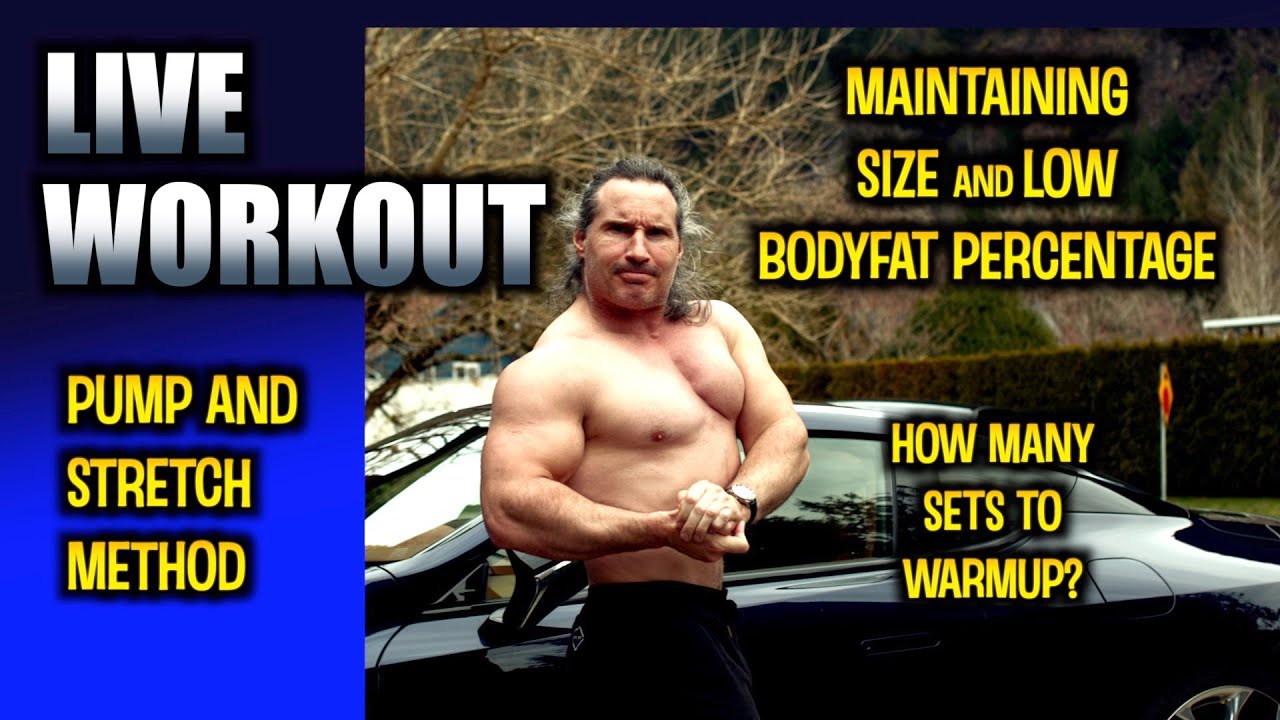 LIVE Workout, Chest TRAINING with FLOOR PRESSES