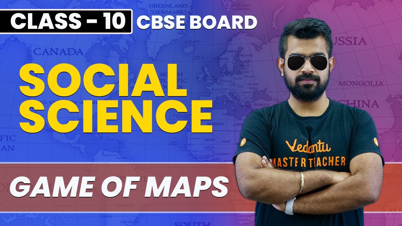 Social Science   Class 10 CBSE Board 2023 Game of Maps  |Shimon Sir | V Master tamil