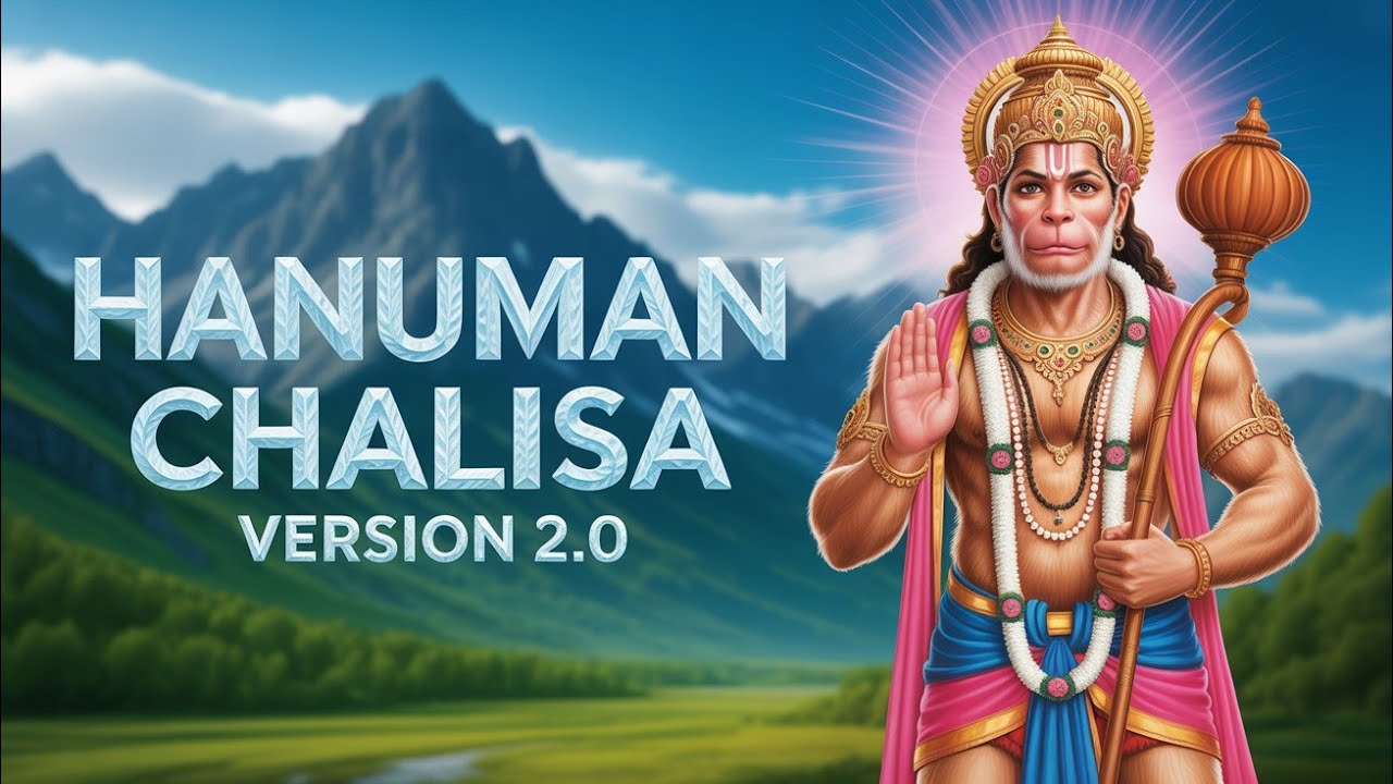 Hanuman Chalisa 2.0 🔥 Ram Bhakt Hanuman Ji Singing in Front of Ram Murti | Powerful Morning Bhajan