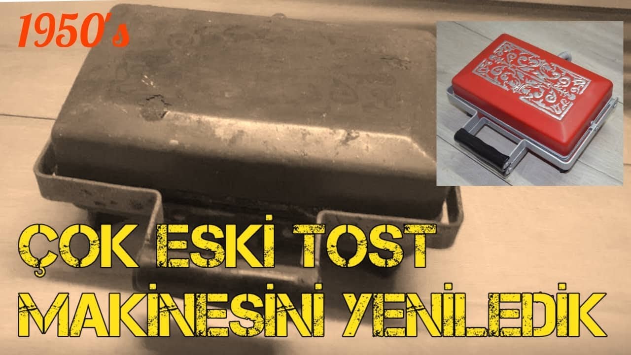 70 Yıllık Tost Makinesi Restorasyonu / Nasıl Yapılır