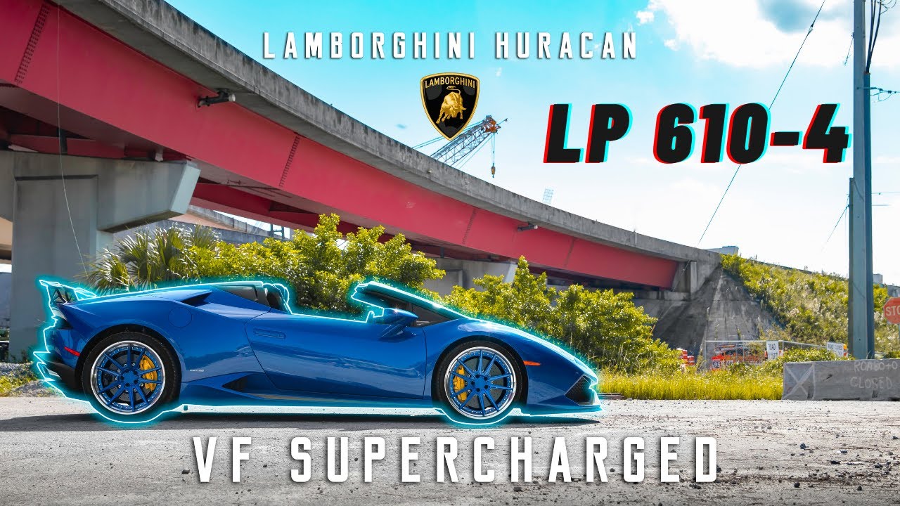 0-100 VF Supercharged 2017 Lamborghini Huracan Spyder LP 610-4 | REVIEW SERIES [4k]