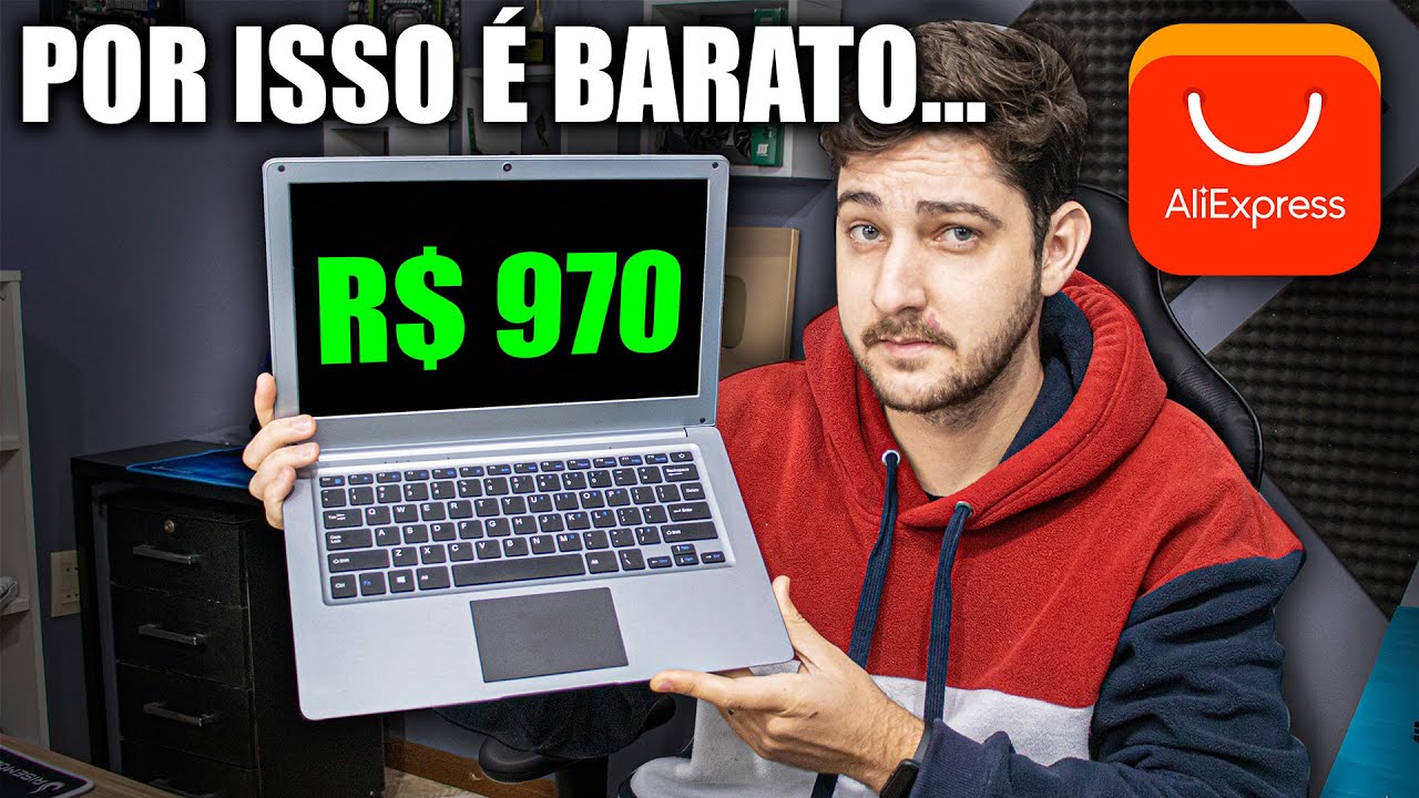 ABRI E DESCOBRI PORQUE O NOTEBOOK DO ALIEXPRESS É BARATO