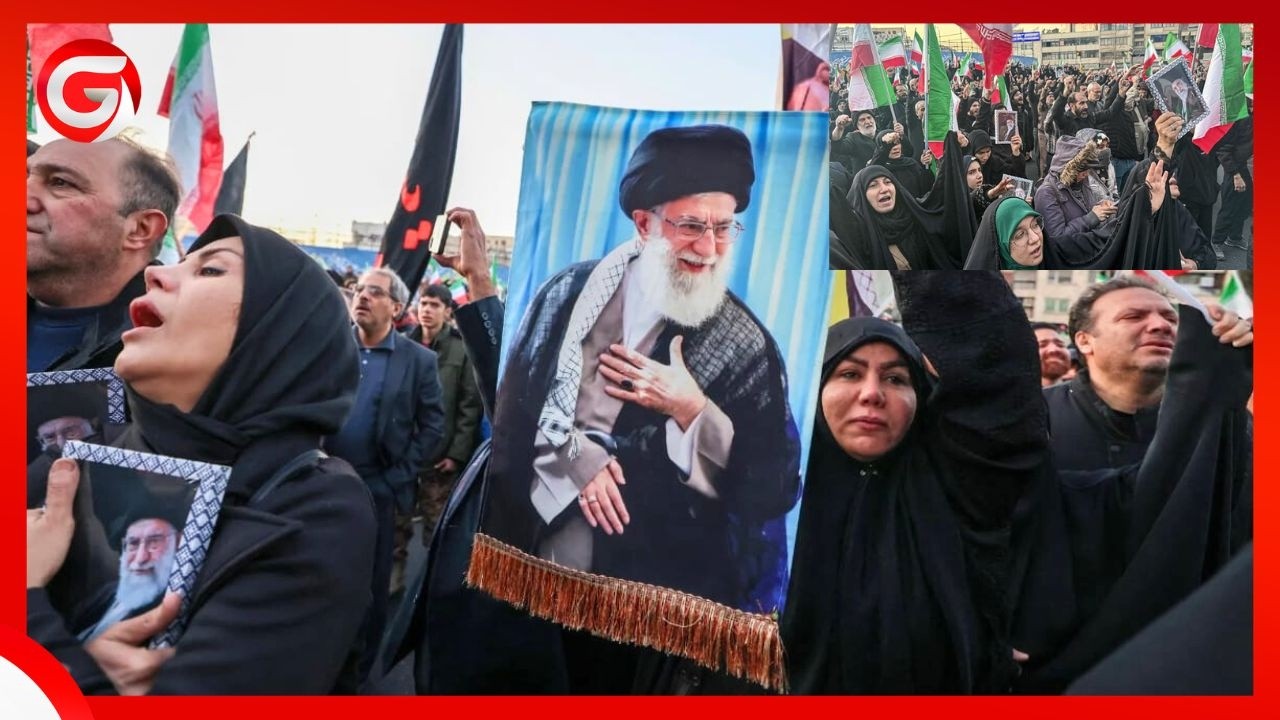 MAELFU ya WAIRAN WAOMBOLEZA KIFO CHA KHAMENEI - WAFURIKA MITAANI WAKILAANI ISRAEL na MAREKANI 📍IRAN