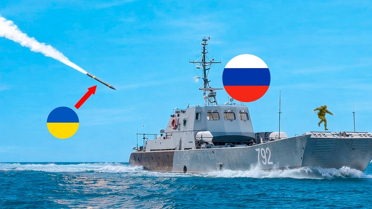 Ukraiński dron nad Morzem Czarnym - Rosjanie NIE SPODZIEWALI SIĘ tego ataku