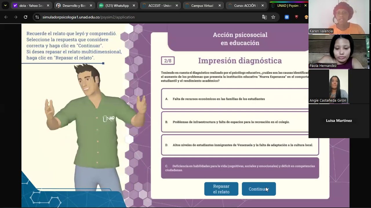 Práctica del Simulador Psysim 2.0