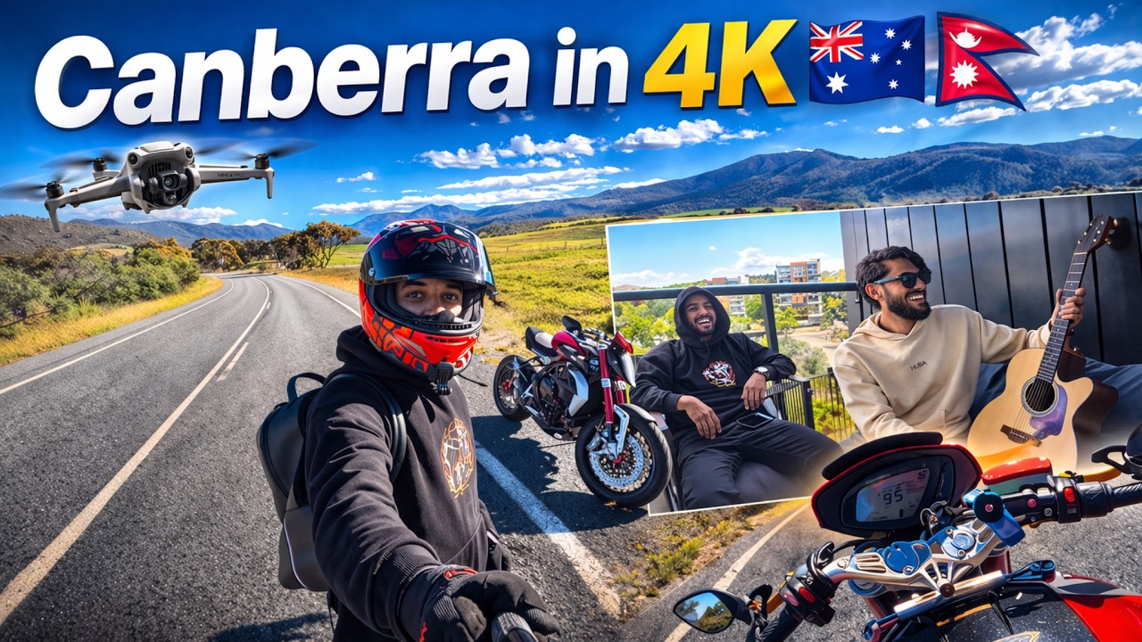 Canberra in 4K 🇦🇺🇳🇵 | यो vlog herera hasnu huncha ki support? 😂