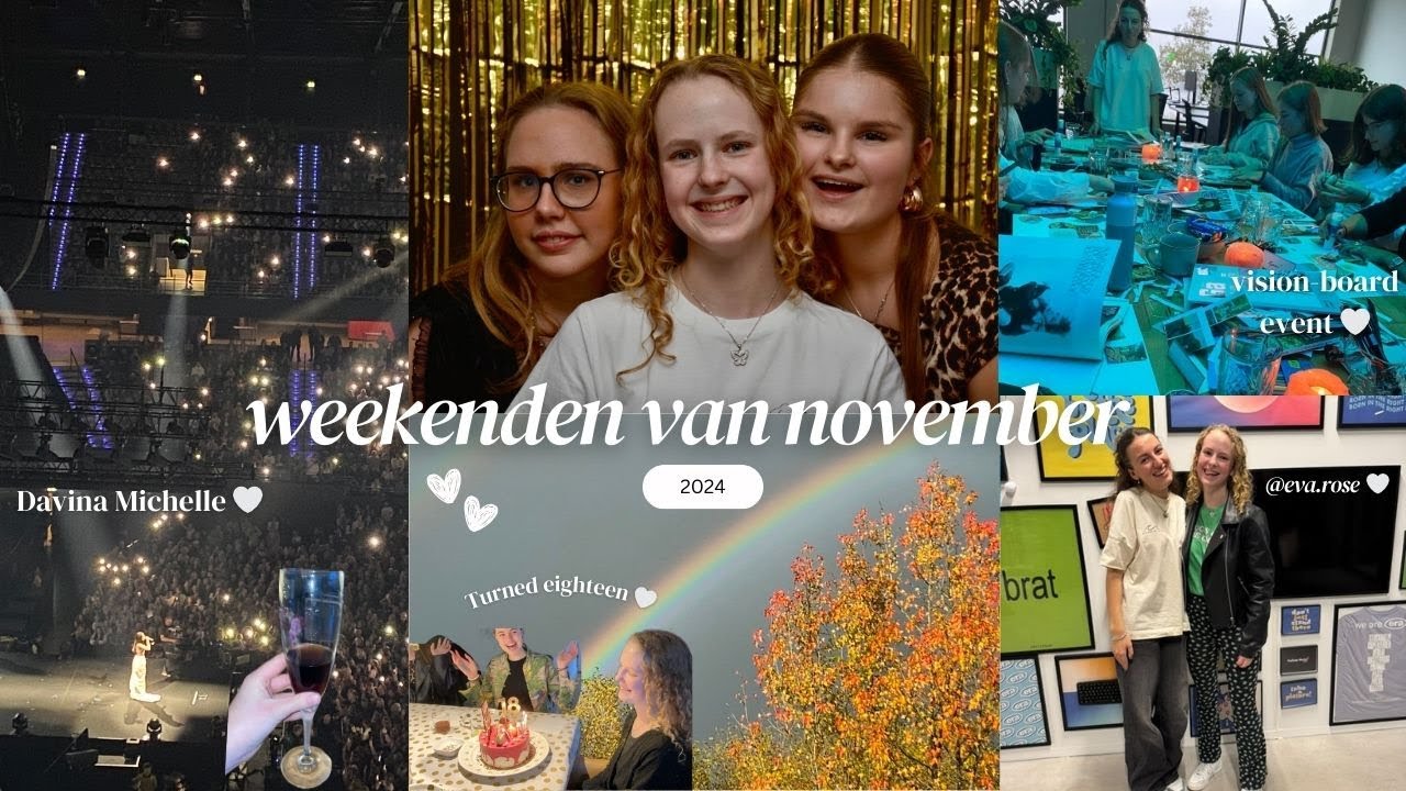 Alle weekenden van november '24 | concert, event, jarig & meer! 🪩🤍