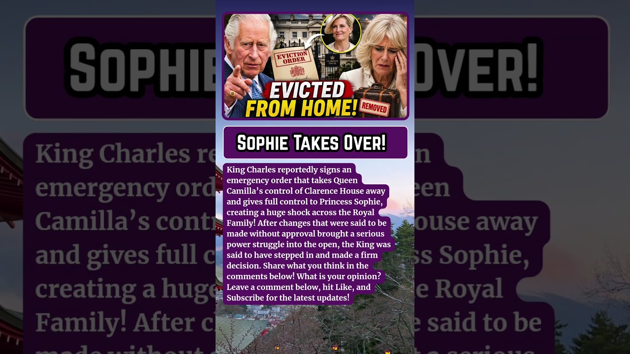 ROYAL BOMBSHELL: King Charles Evicts Queen Camilla From Clarence House, Gives It To Princess Sophie