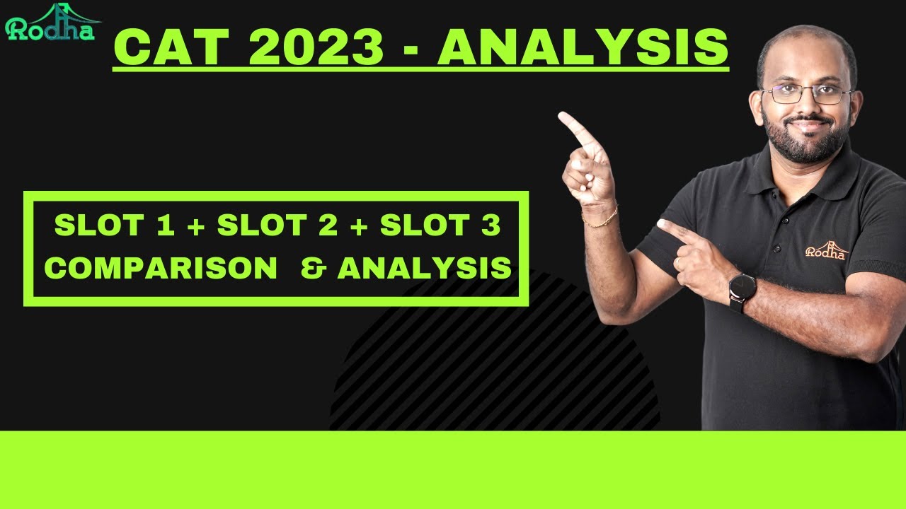 CAT 2023 Analysis - Slot 1 I Slot 2 I Slot 3