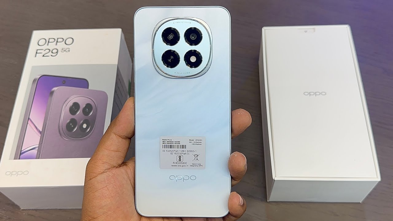 Oppo F29 5G Glacier Blue Unboxing,First Impressions & Review 🔥 | Oppo F29 5G Price,Spec & Many More