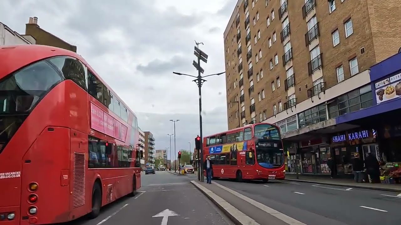 London - Hounslow Town - Relaxing Drive - 4K