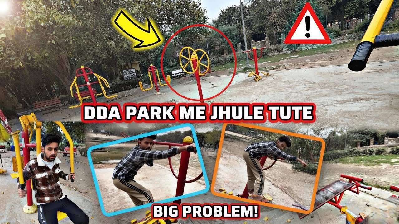 Free GYM DDA PARK ME KHULA 😱|| SARKARI PARK ME GYM OMG || Niami vlog #vlog 