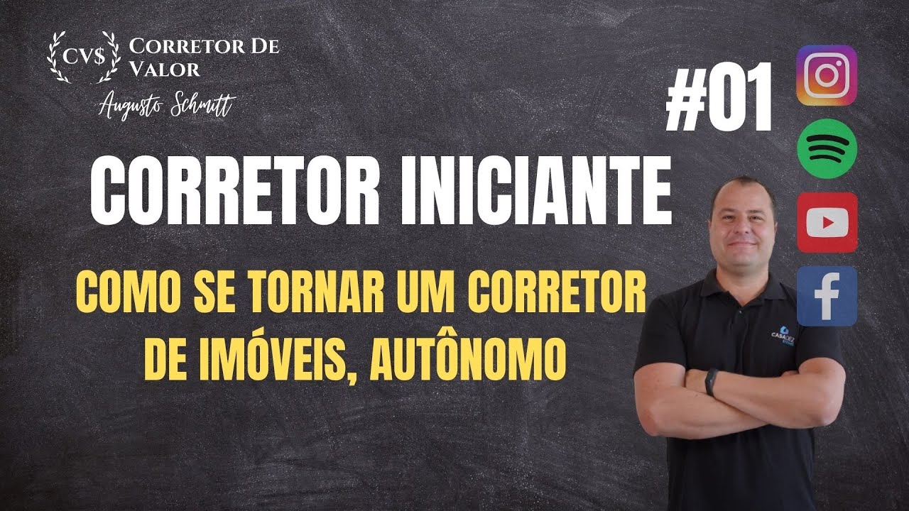 COMO SER UM CORRETOR AUTÔNOMO - CORRETOR DE VALOR #01