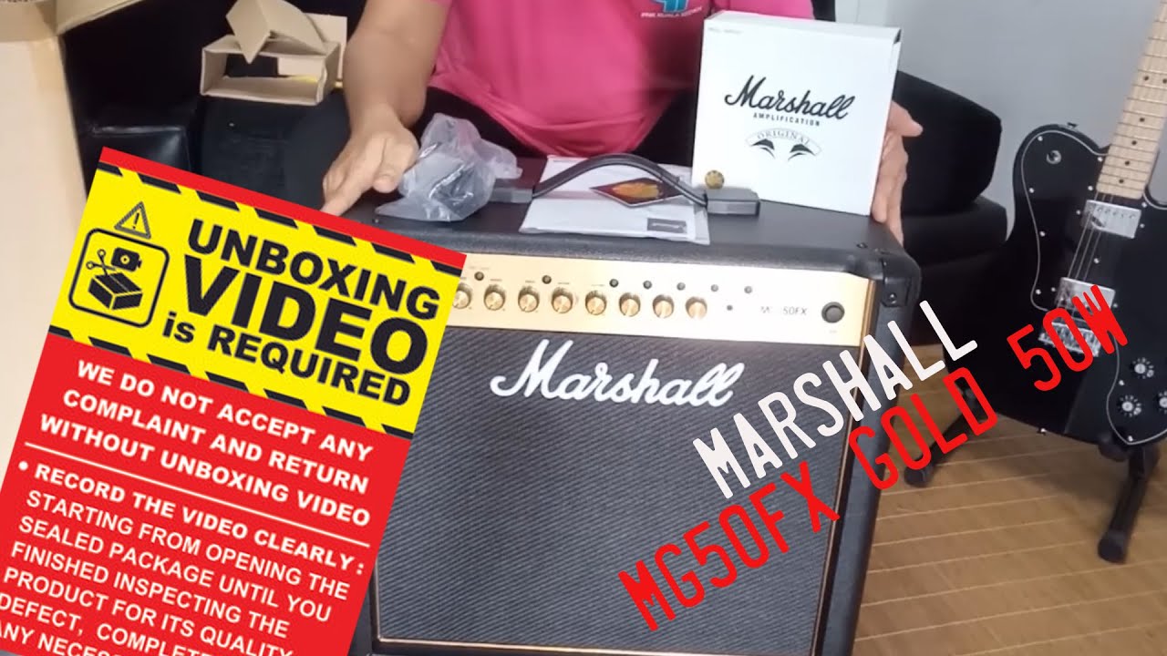 UNBOXING | Marshall MG50FX Gold Electric Guitar Amplifier