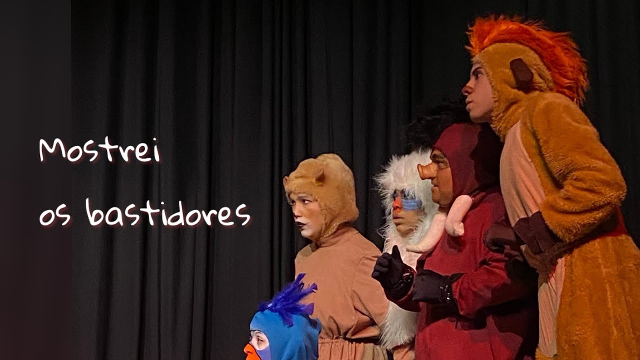 Participei de uma peça de teatro | O rei leão