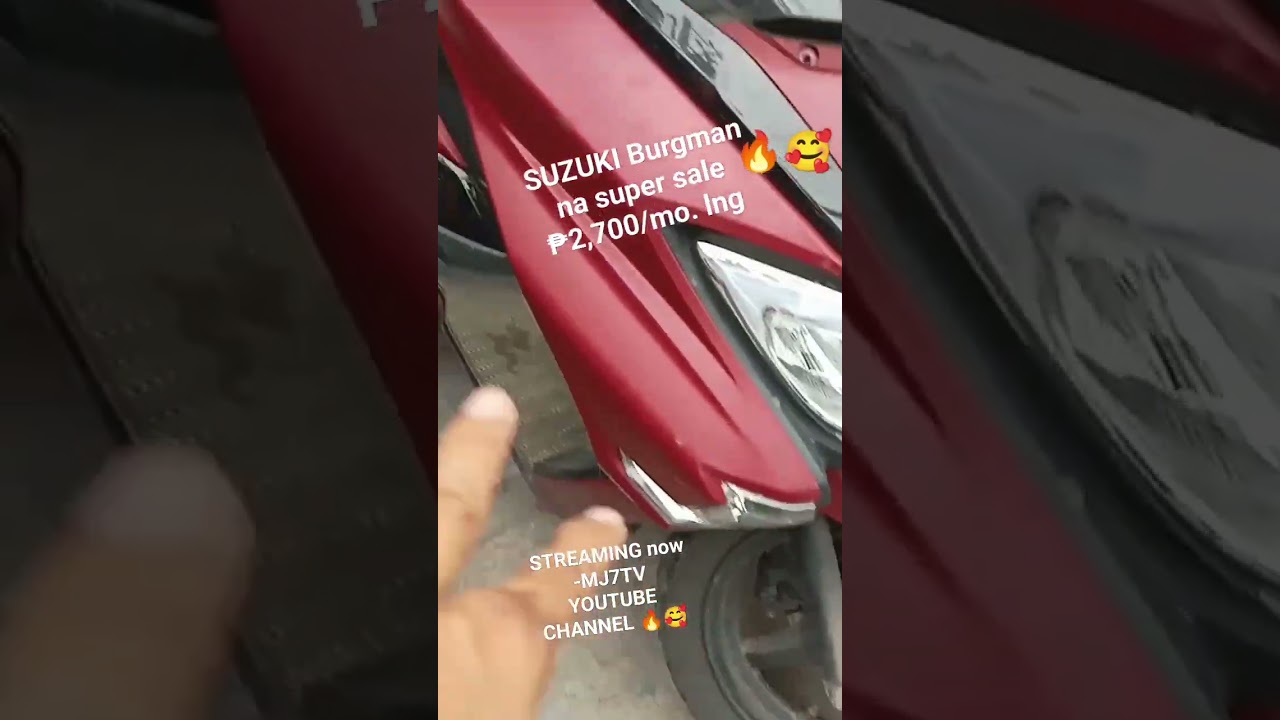 repo Suzuki Burgman  street Pero "makinis pa" pa .₱2700 LNG/mo.