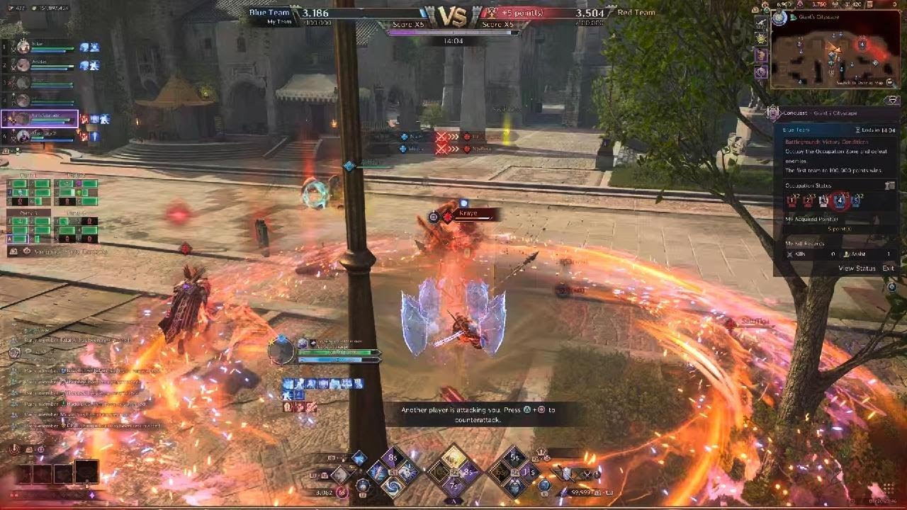 How to bully any player on Throne and Liberty Battleground