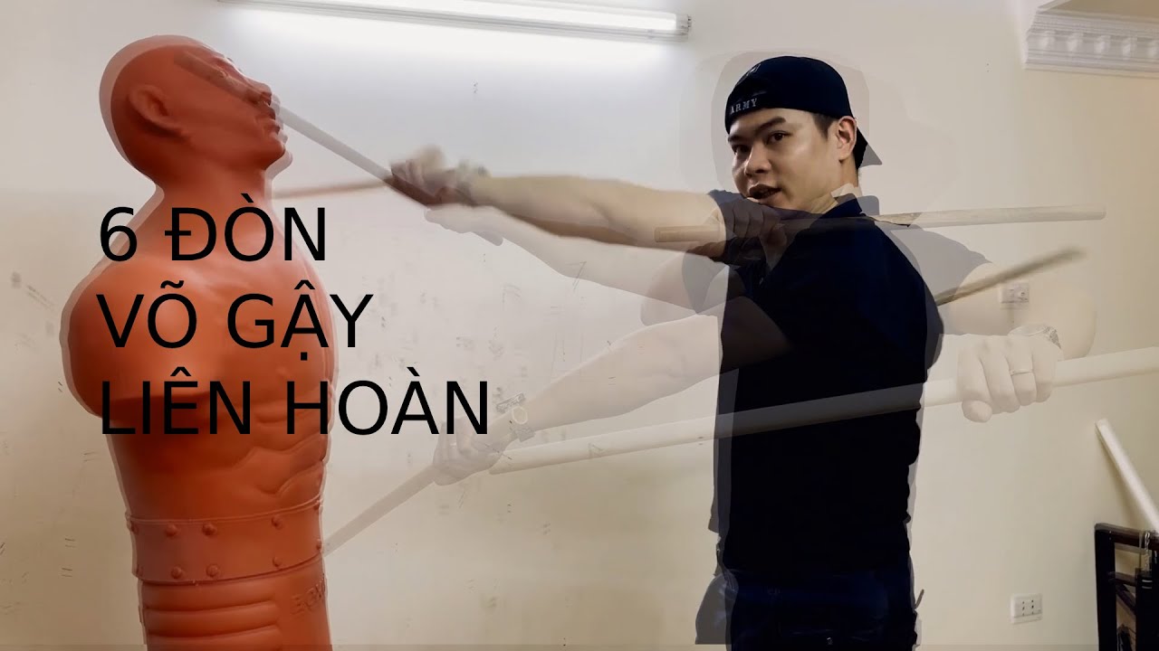 6 đòn võ gậy arnis liên hoàn không thể chống đỡ