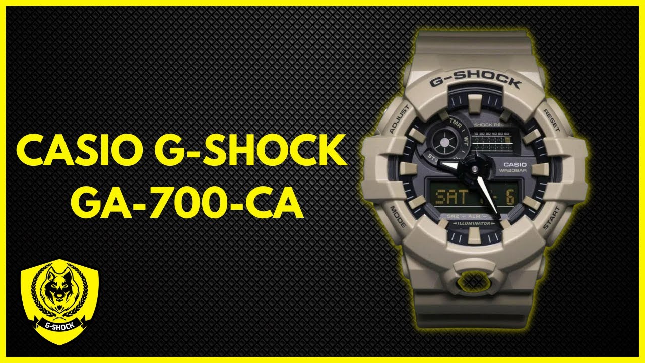 Casio g-shock GA-700-CA utility camo