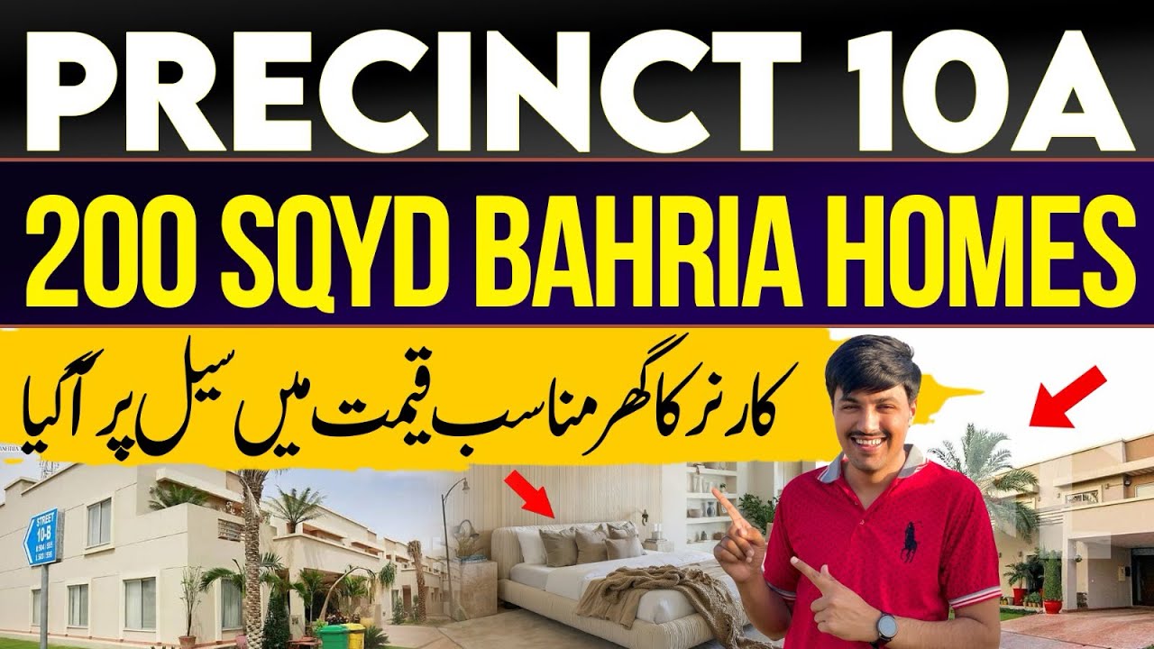 Precinct 10A Bahria Town Karachi | 200 Square Yard | Corner Villa | Affordable Price 
