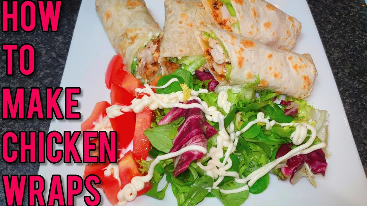 Wow!! Chicken Wraps Have Never Tasted So Good, So Yummy.  Try This Quick Fix Recipe.
