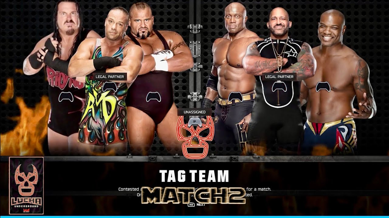 WWE2K25 UNIVERSE💭 LUCHA UNDERGROUND TRIOS TOURNEY Sep wk4, ECW vs Hurt Syndicate FULL MATCH X|S