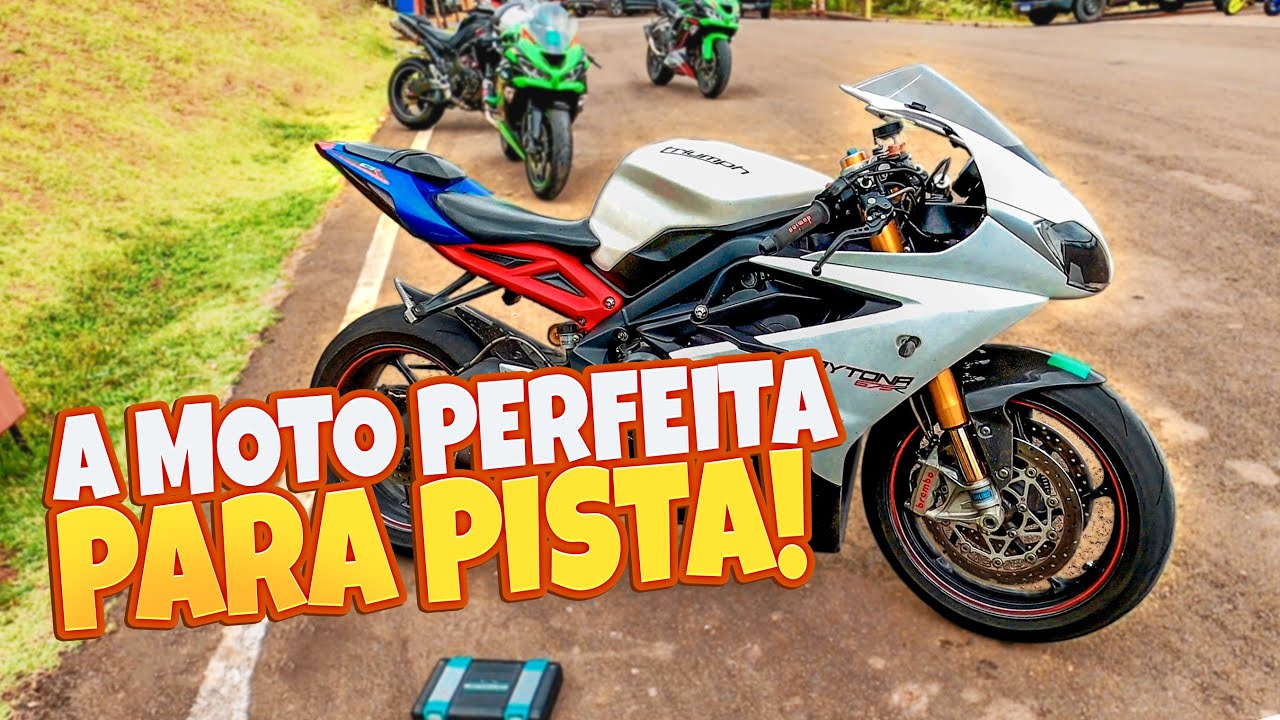 ME SURPRENDI COM ESSA MOTO NA PISTA *Sem dúvida melhor 600cc para fazer trackday