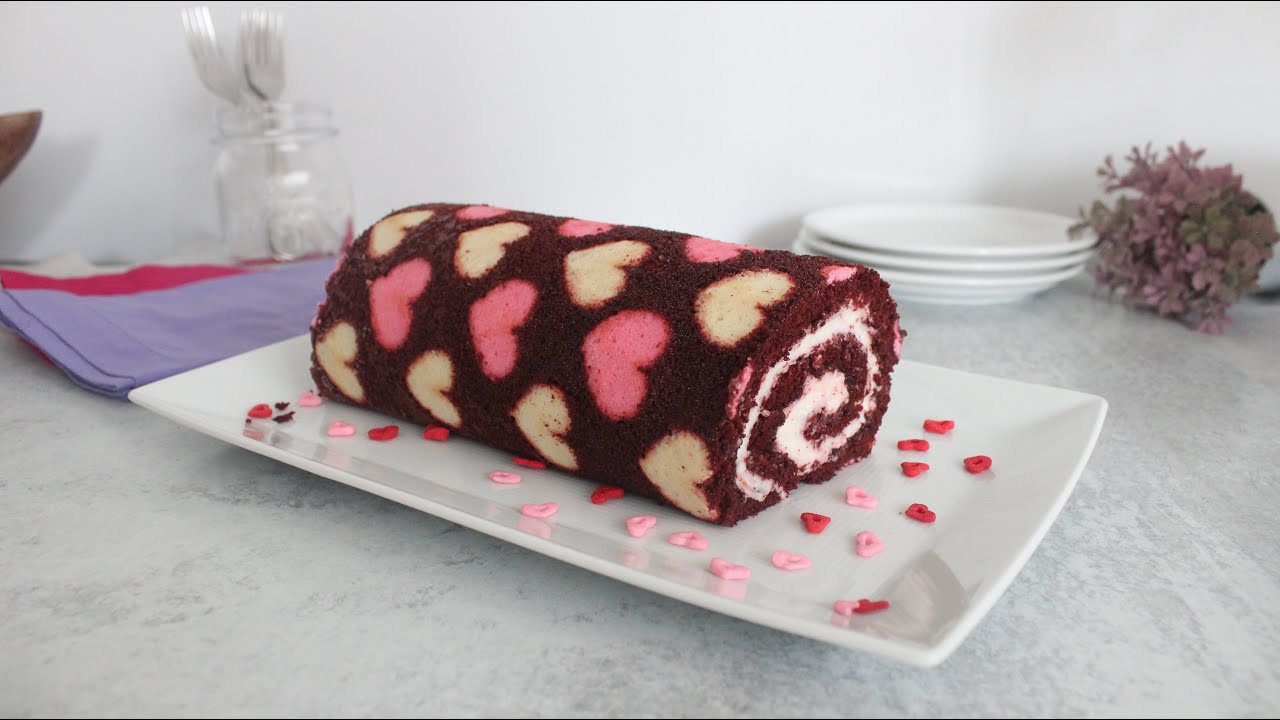 Brazo Gitano red velvet para San Valentín 💙