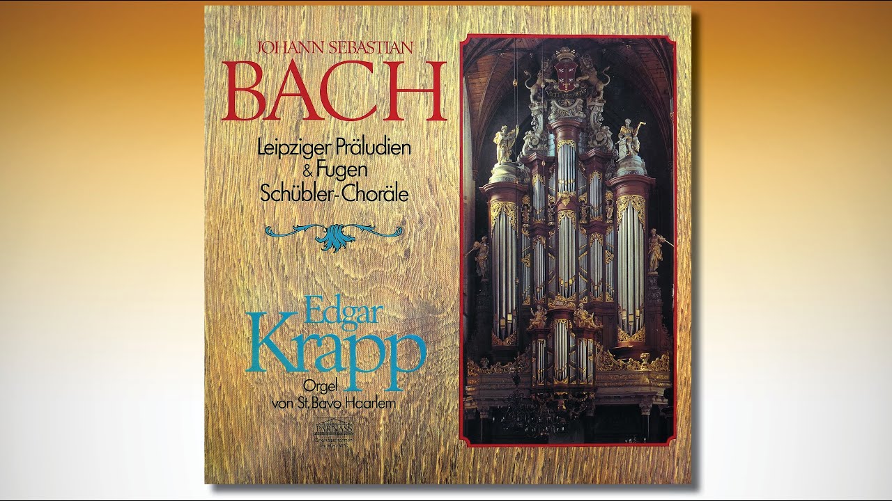 EDGAR KRAPP spielt BACH an der Orgel der St.-Bavo-Kirche in Haarlem