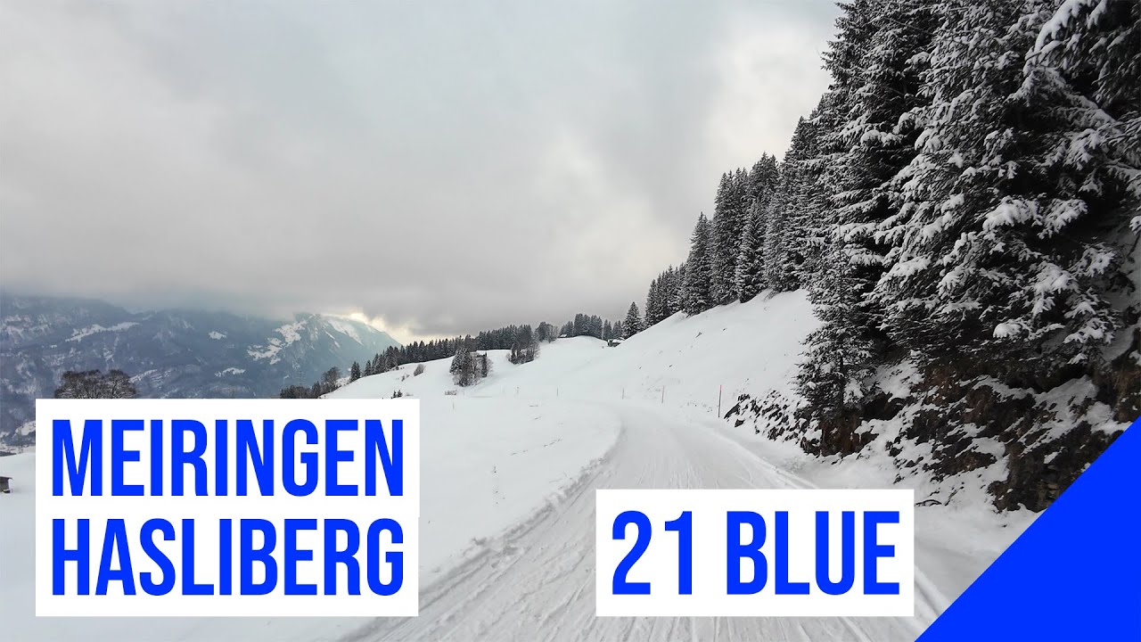 Meiringen-Hasliberg, 21 🔵 BLUE - BLAU (Valley Run - Talabfahrt) 🇨🇭