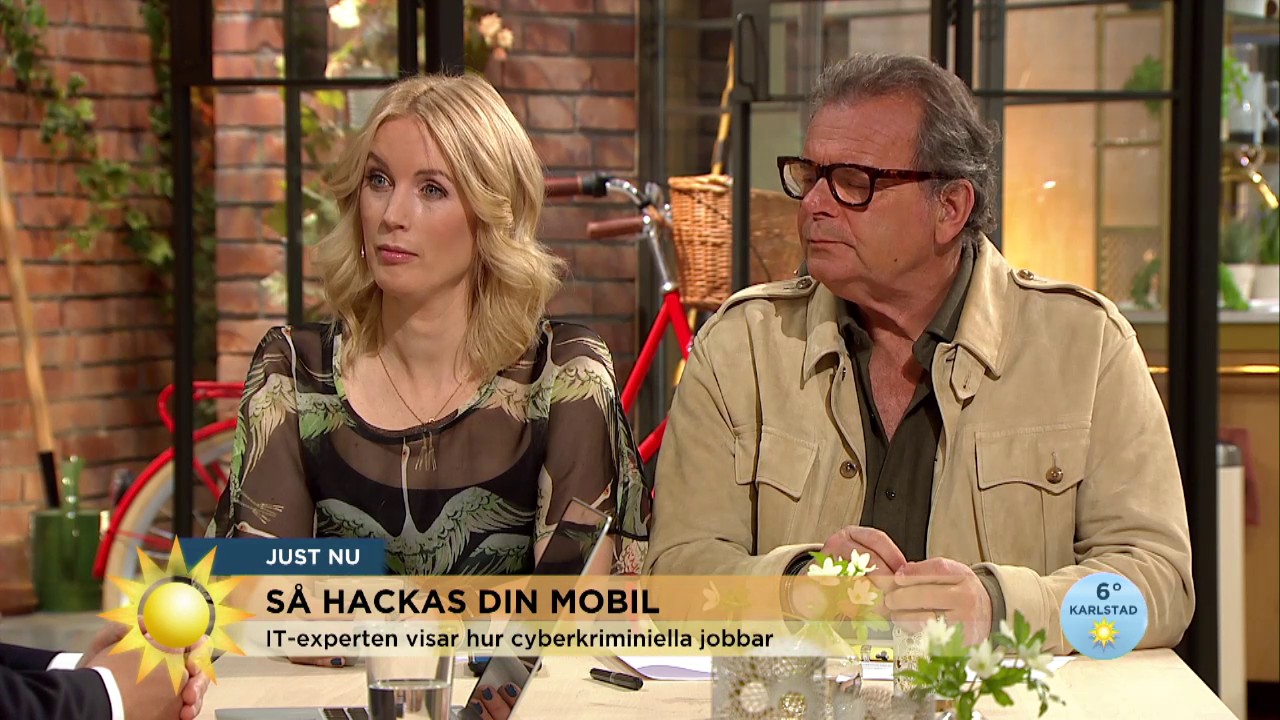 Så enkelt hackas din telefon - Nyhetsmorgon (TV4)