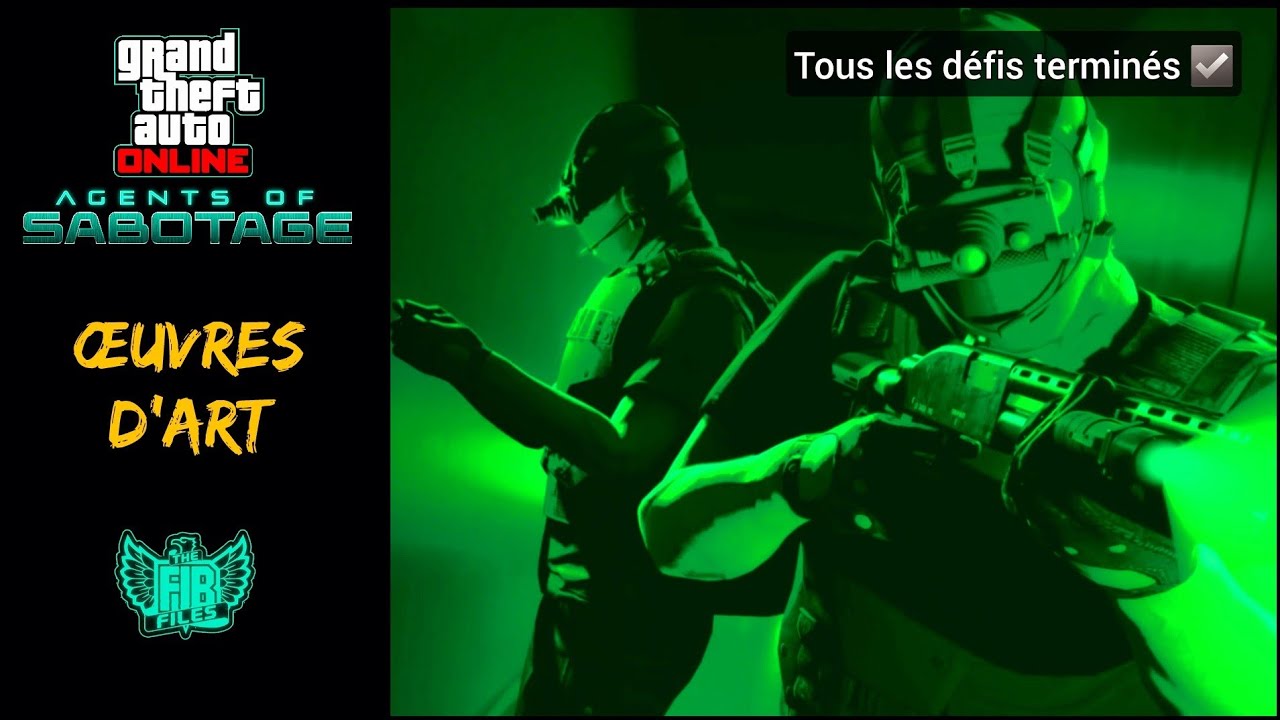 Œuvres d'art - Dossier FIB [Tous les défis complétés] GTA Online