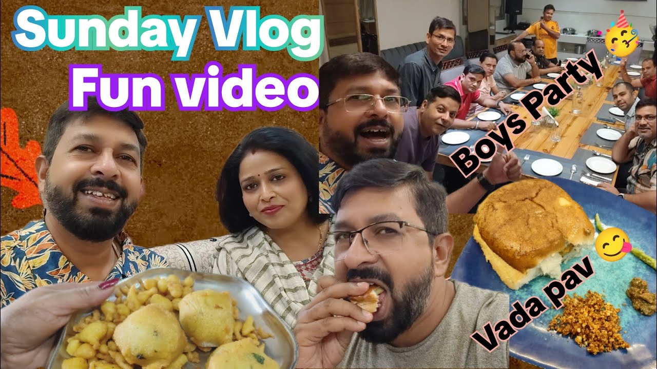 Sunday Madness 😂 | Vada Pav Overload & Mini Couple Drama!
