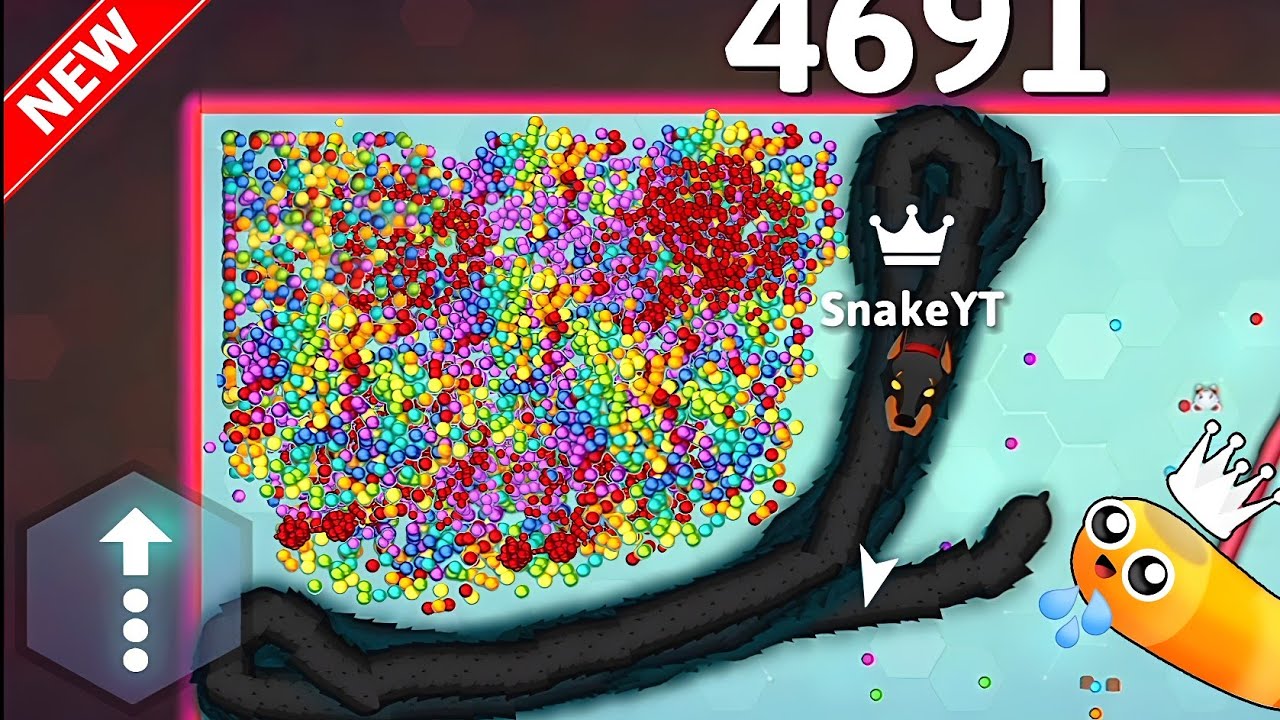 Epic Snakeio Gameplay! Most Delicious Snake In Snake.Io 🐍