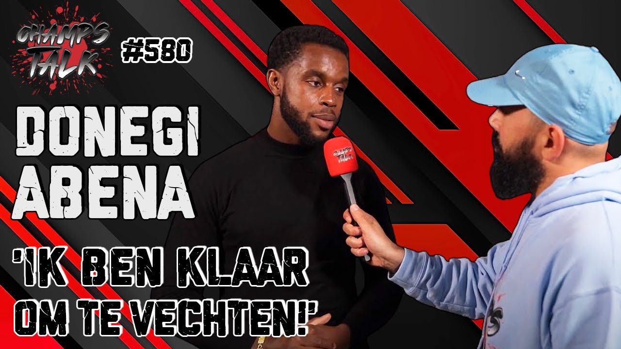 Donegi Abena ‘Ik ben klaar om te VECHTEN!’ | GLORY Media Day | vs Tarik Khbabez 🇸🇷🇲🇦