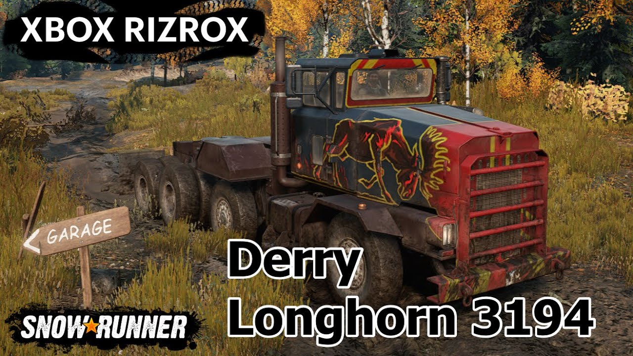 Snowrunner Derry Longhorn 3194 (naprawili czerwonego łosia) 🇵🇱
