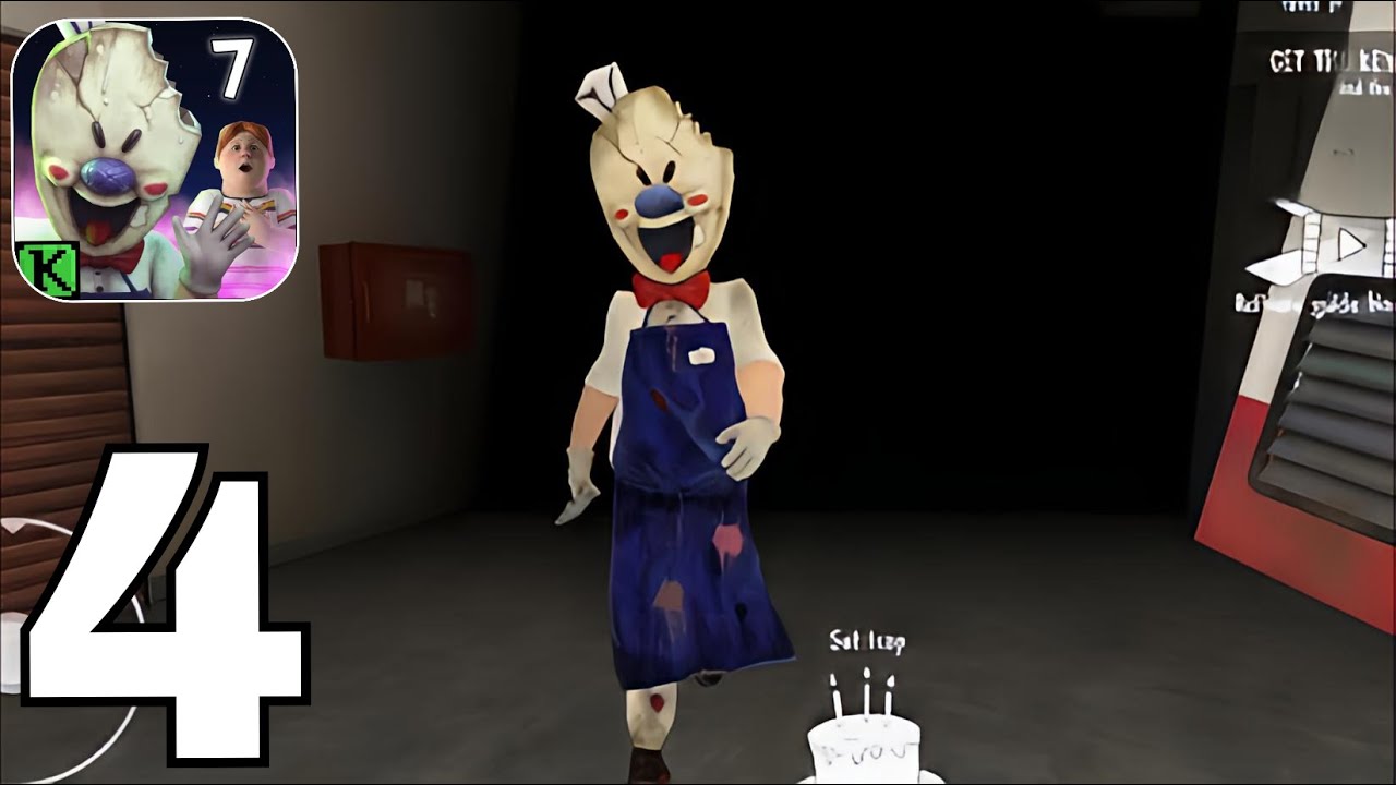 Ice Scream 7 Friends Lis - Dark Mode + Hard Mode Gameplay Walkthrough PART 4 (iOS,Android)