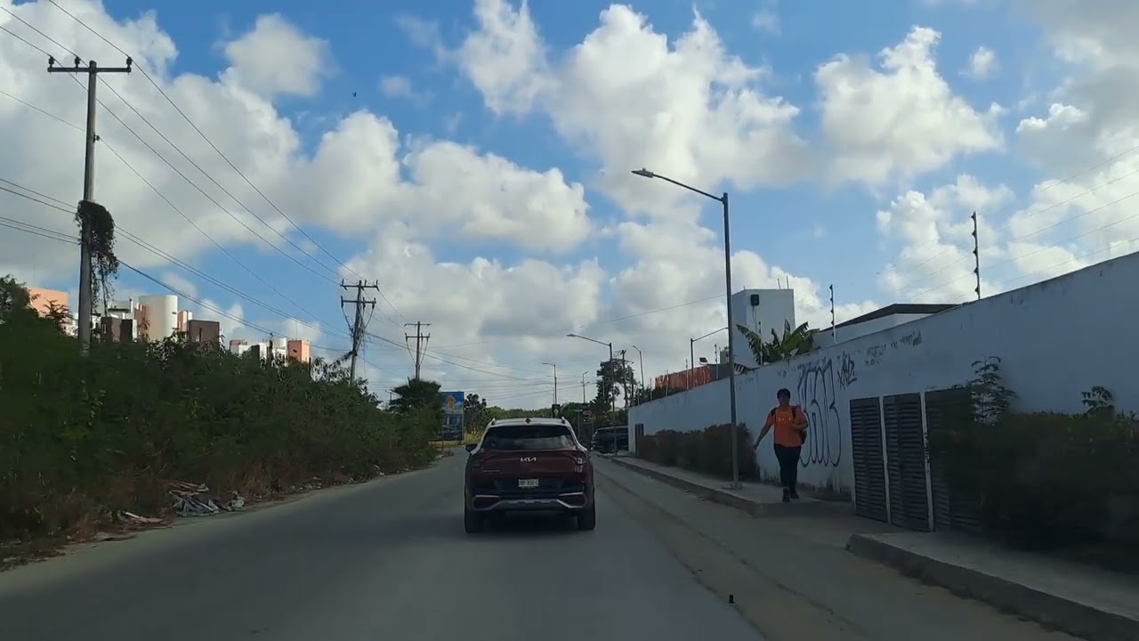 Cancun Mexico 01 march 2026 road in the city.