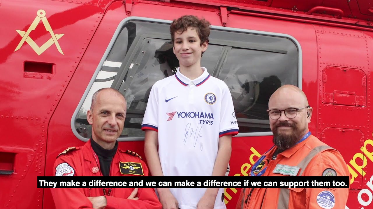 Bruno's life was turned upside down when he was knocked off his scooter | London's Air Ambulance